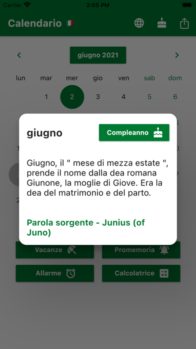 Calendario Italiano 2024 Screenshot