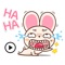 Animated Humor Rabbit Sticker