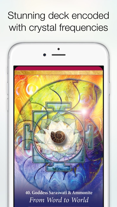 Screenshot #1 pour Crystal Mandala Oracle