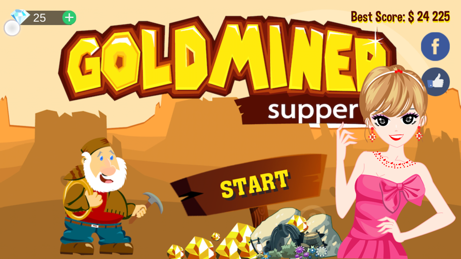 Gold Miner Super - 1.3.2 - (iOS)