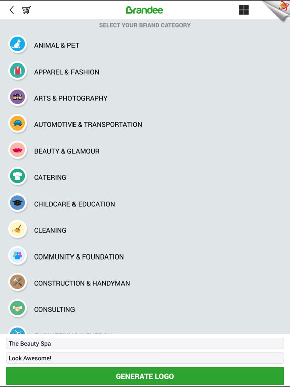 Screenshot #5 pour Logo Maker & Designer -Brandee