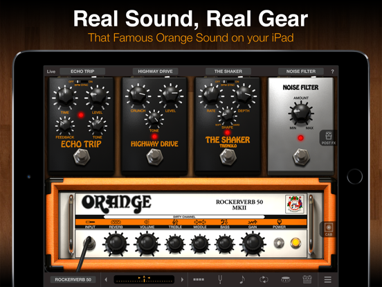 Screenshot #4 pour AmpliTube Orange for iPad