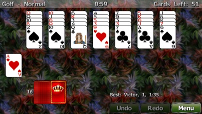 Screenshot #1 pour Golf Solitaire 4 in 1