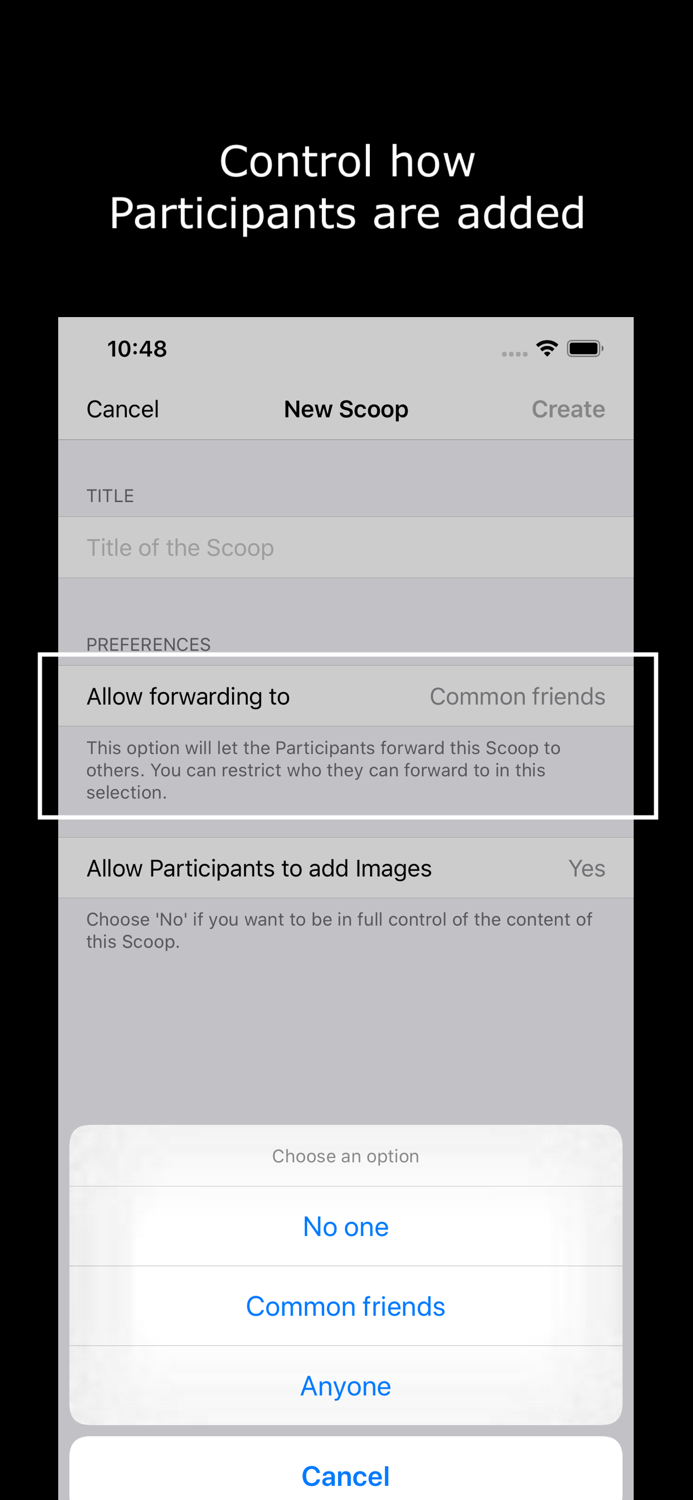 Scoops - Photo Sharing App