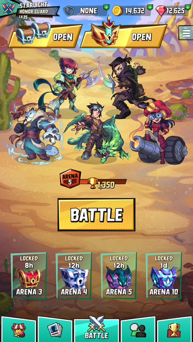 Puzzle Brawl - Match 3 RPGのおすすめ画像5