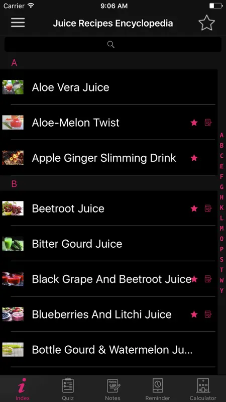 Juice Recipes Encyclopedia screenshot 5 of 8