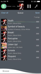 Panasonic Music Streaming screenshot
