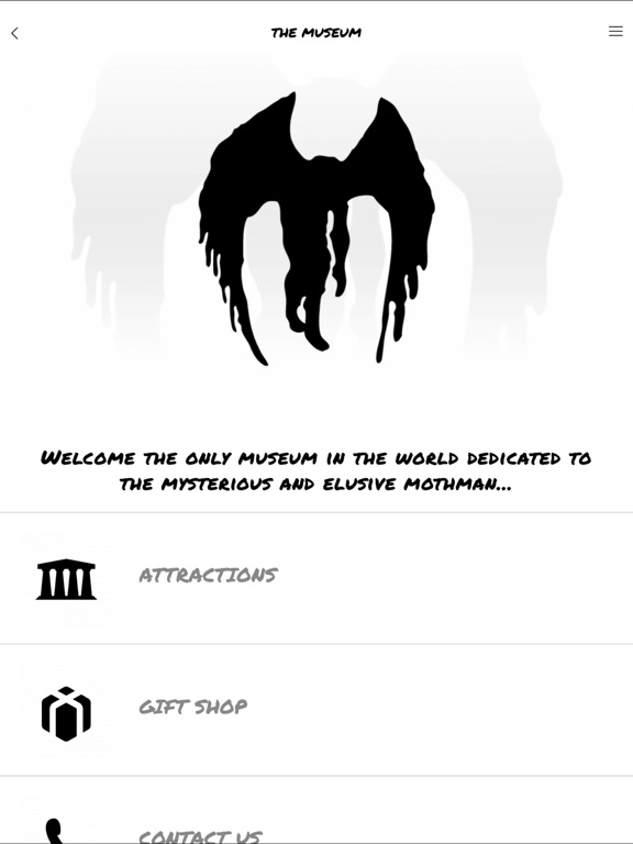 Mothman App iPad screenshot 3 - Entertainment app