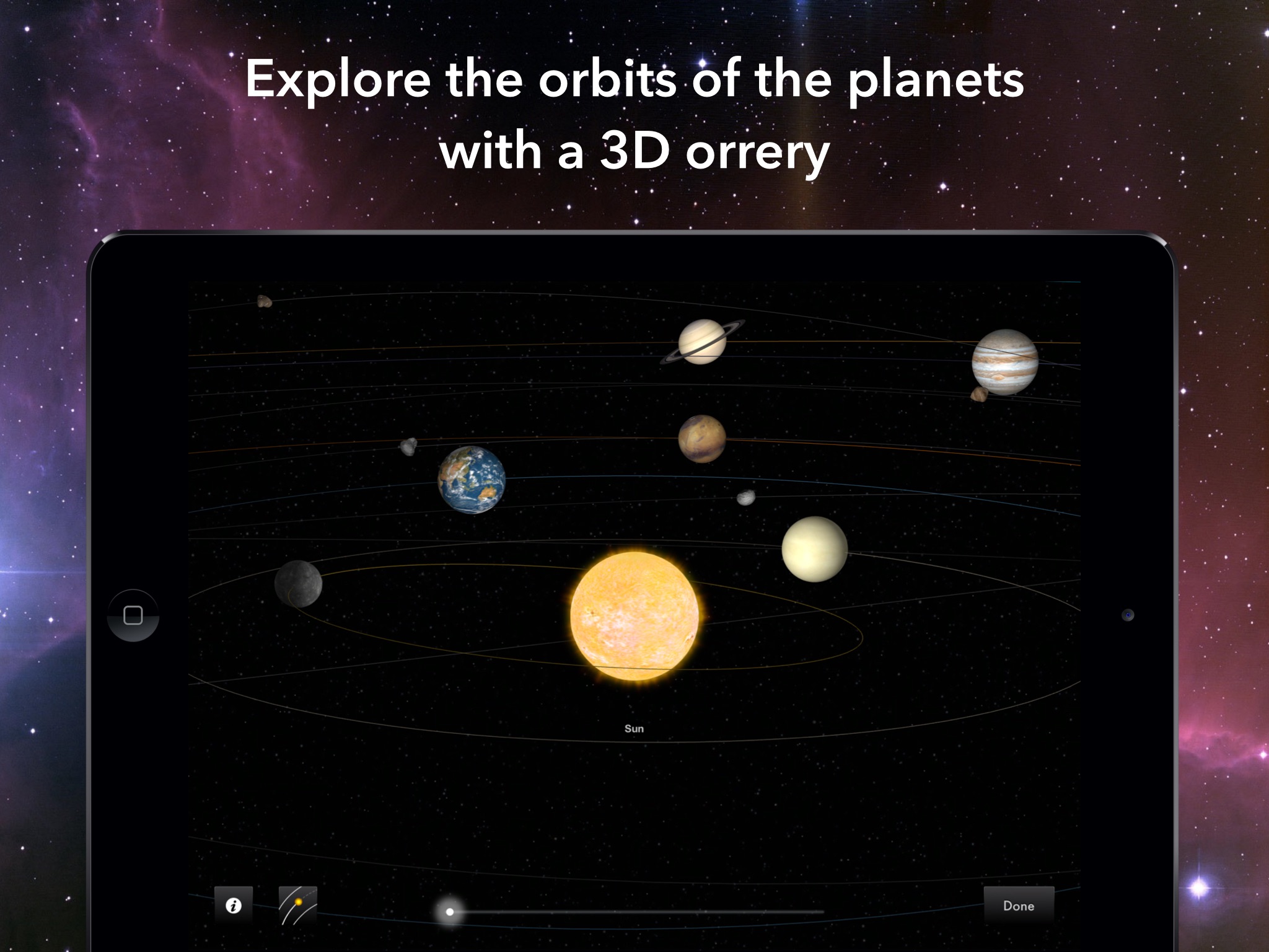 Screenshot do app Solar System for iPad