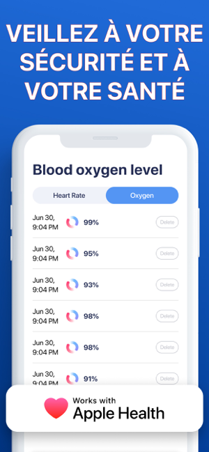 ‎Blood Oxygen App Capture d'écran