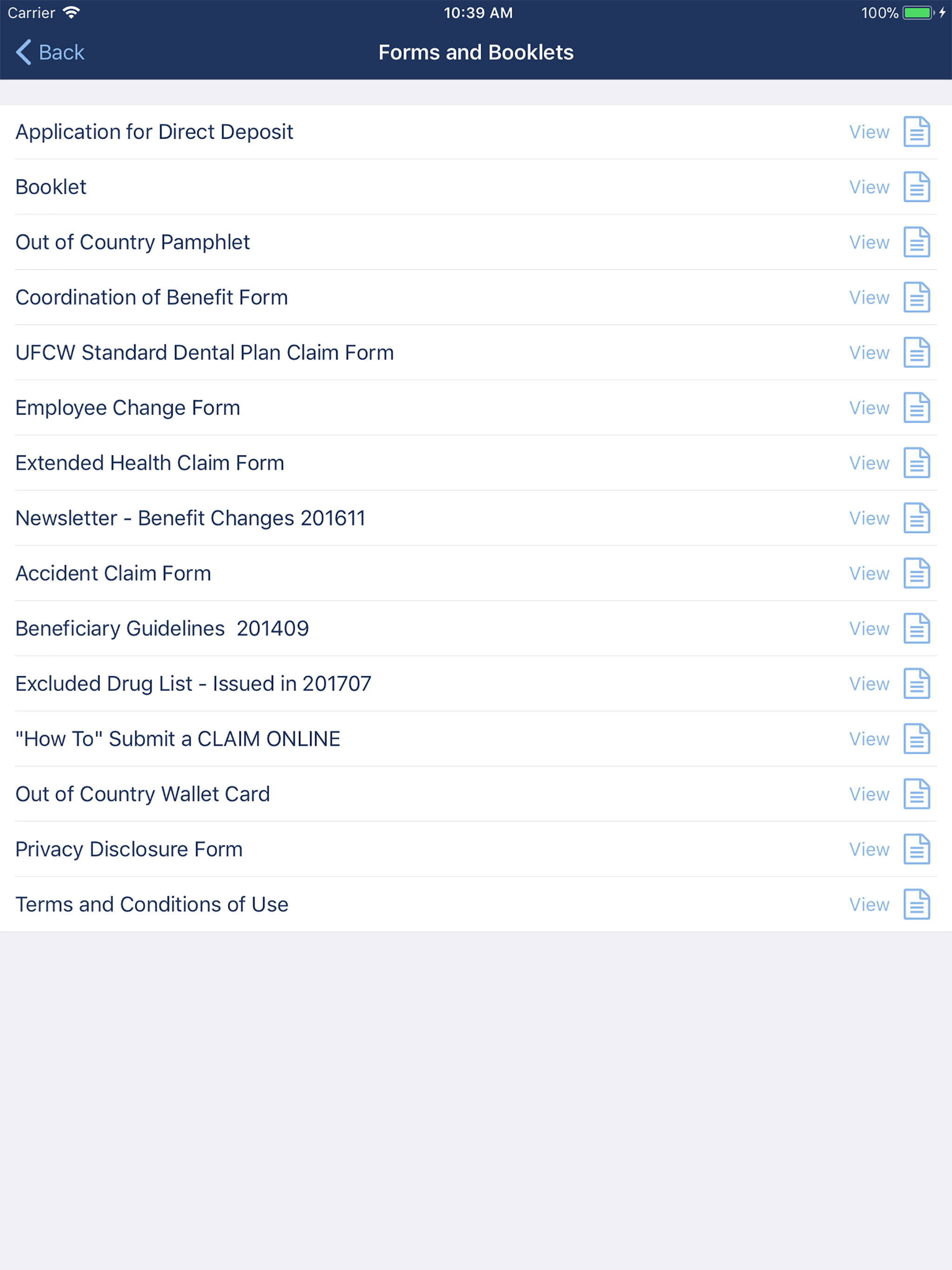 myGroupHEALTH screenshot 8