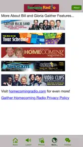 Bill Gaither Homecoming Radio screenshot #3 for iPhone