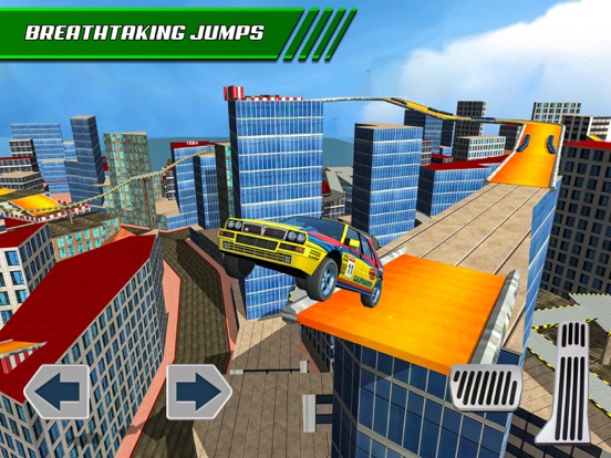 Roof Jumping: Stunt Driver Sim iPad app afbeelding 2