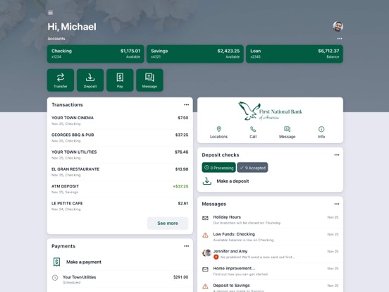 FNBA iPad screenshot 1 - Finance app