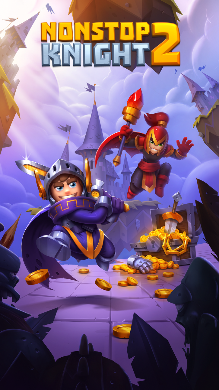 Nonstop Knight 2 - Action RPG iOS Mod IPA screenshot 1 - iOS game interface