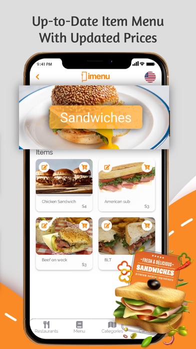 iMenu: Order food app Screenshot