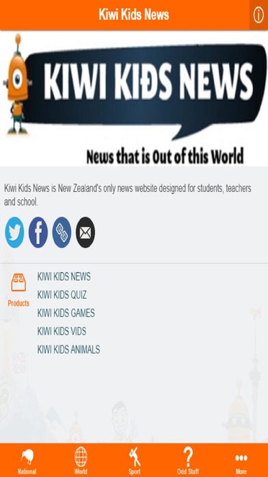 Kiwi Kids News Screenshot