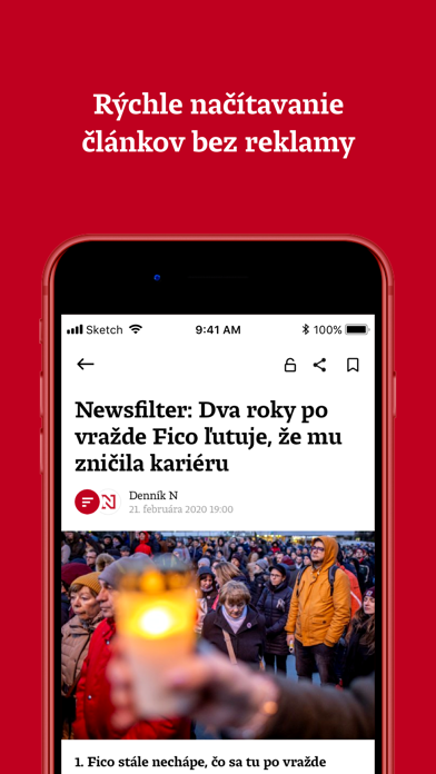 Denník N Screenshot