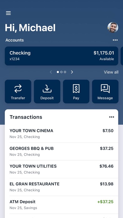 Farmers State Bank Screenshot