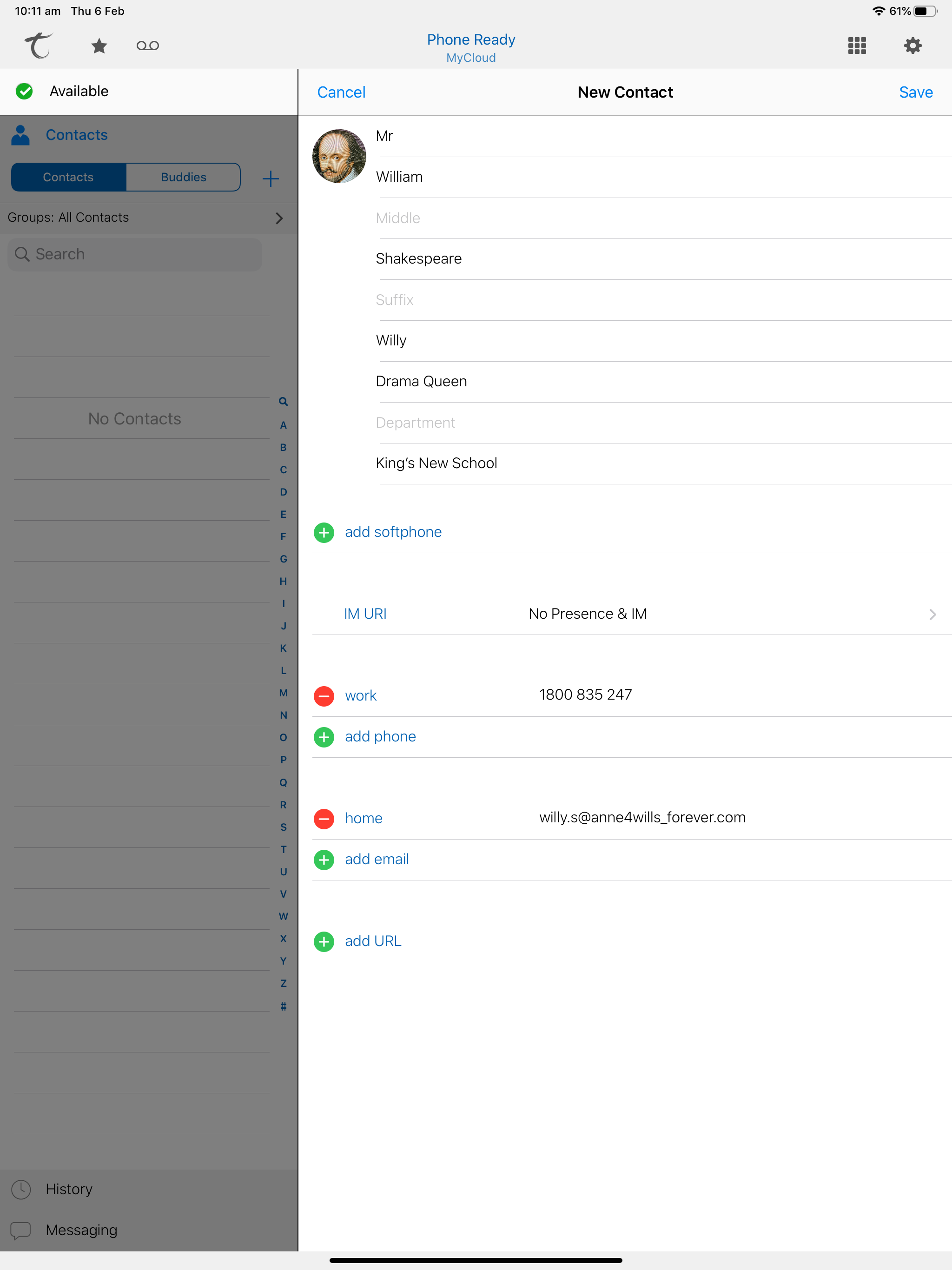 UCme Softphone screenshot 11