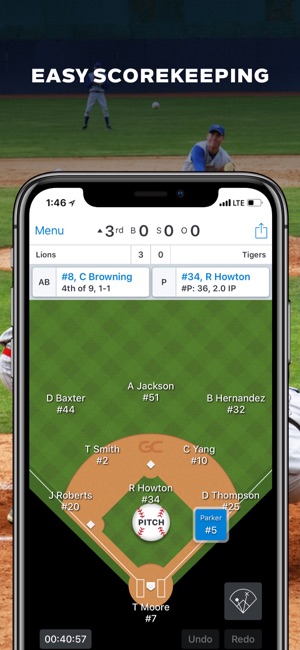 gamechanger baseball softball on the app store baseball lineup app
