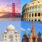 Guess the names of the 220 most famous cities in the world looking at the pictures of their landmarks or skyline