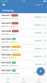 Contasimple – Invoices screenshot