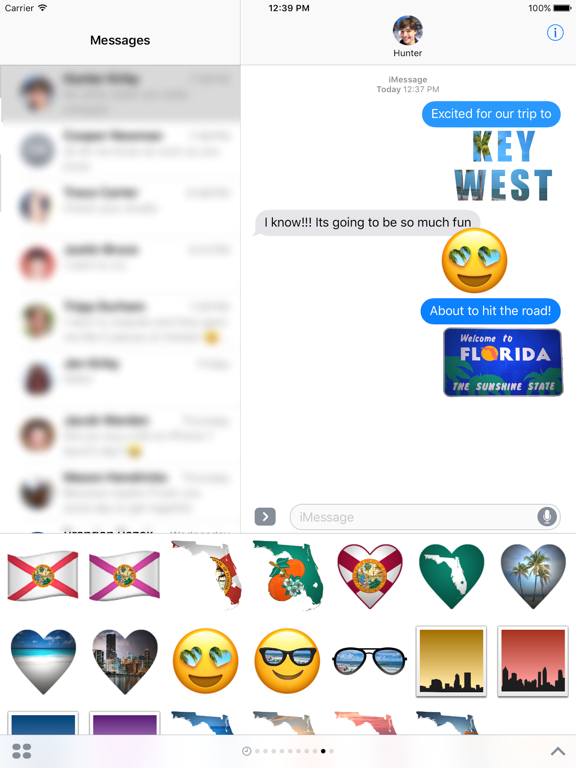 Screenshot #4 pour Florida Emoji