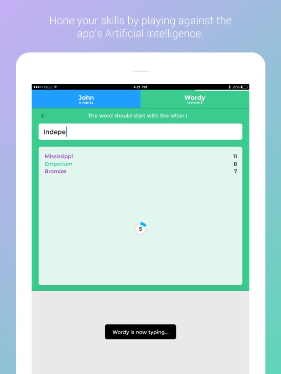 Screenshot #5 pour Word Chain - Word Game