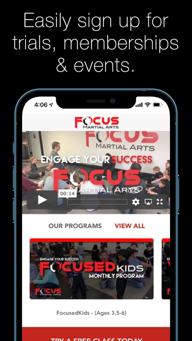 Focus Martial Arts Screenshot