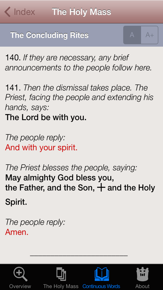#5. Visual Guide to the Holy Mass (iOS) Podle: School and Family C.I.C.