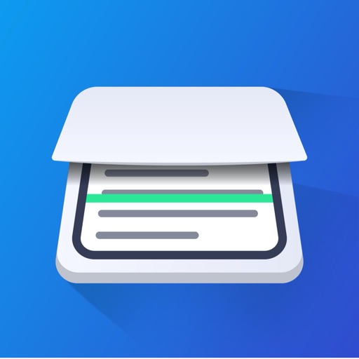Clear scanner - Color document Icon