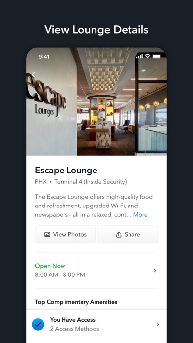 LoungeBuddy Airport Lounges Screenshot