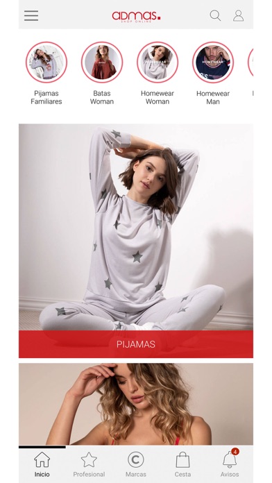ADMAS, Tienda Online Screenshot