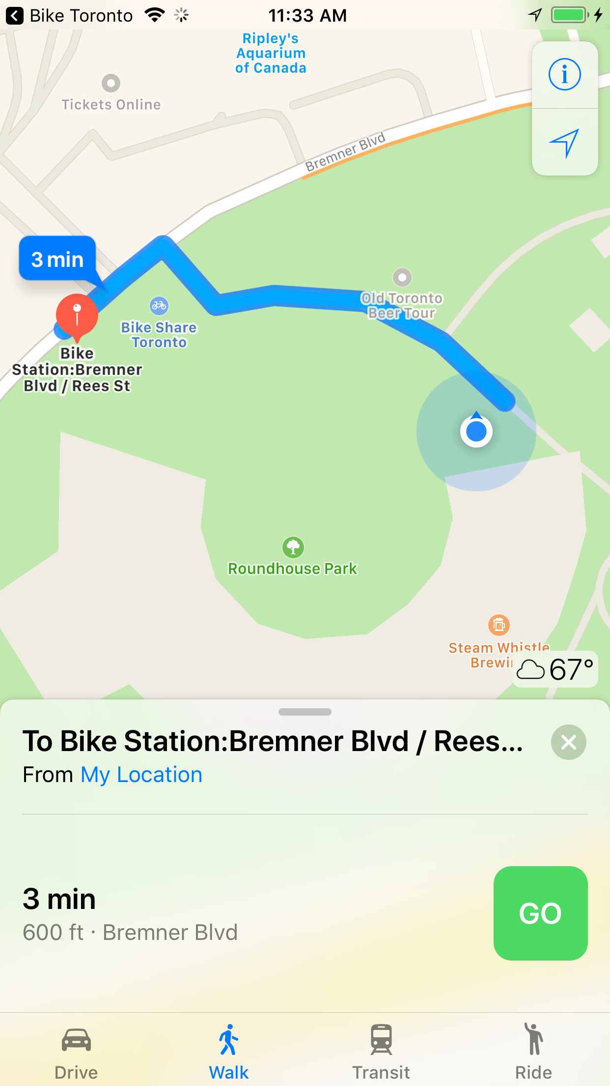 Bike Stations Toronto screenshot 3