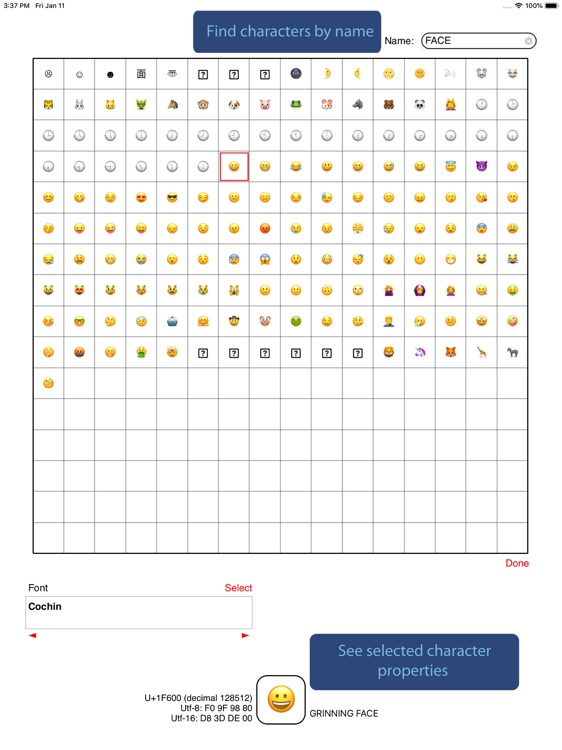 Unicode Font Viewer for All screenshot-6
