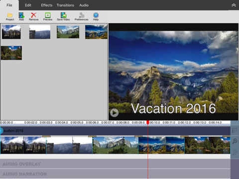 VideoPad Master's Edition screenshot 2