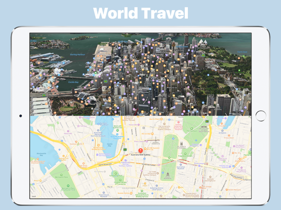 We Maps 04 | 3D + 2D World Map iPad screenshot 6 - Navigation app