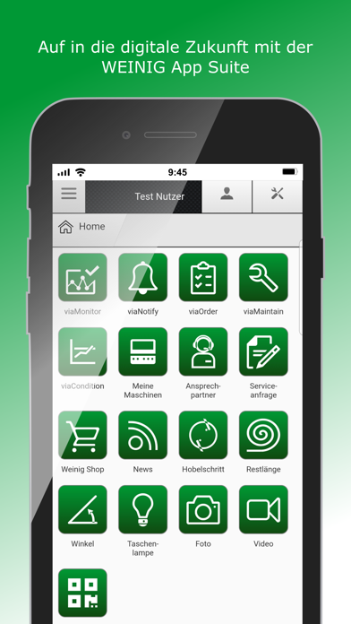 Screenshot #1 pour WEINIG App Suite 24.03