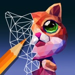 Download PolyGO - LowPoly Coloring Book app