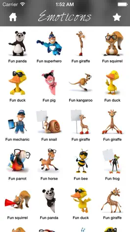 Game screenshot 3D Emoji Characters Stickers apk
