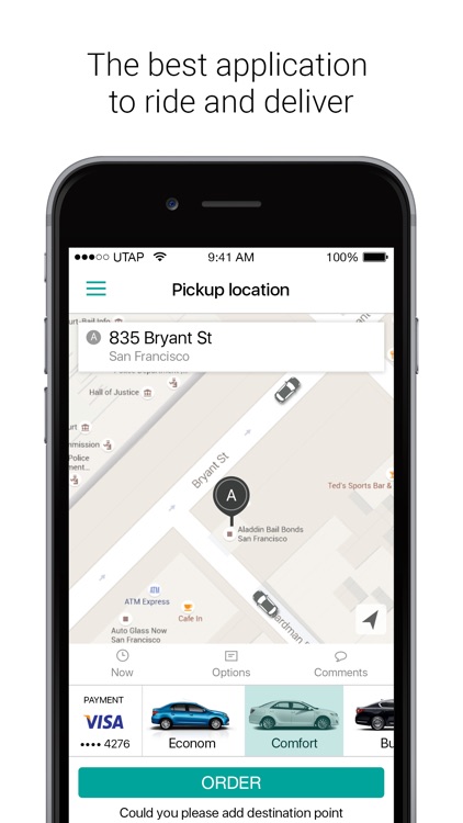 UTAP - order taxi and courier