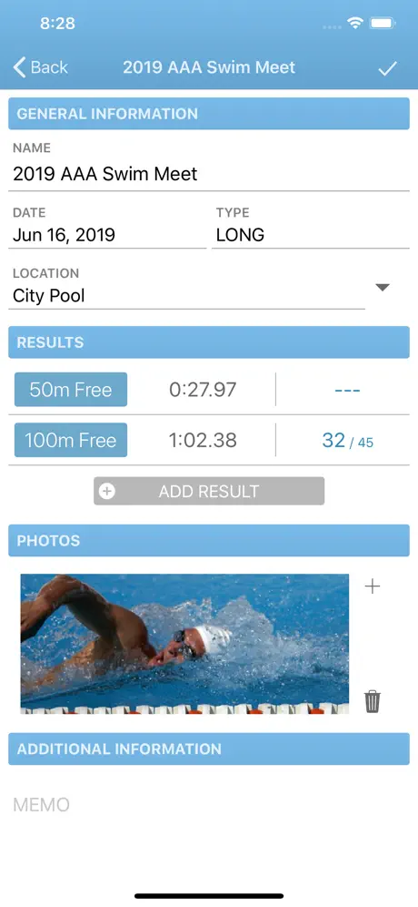 Swim Note
