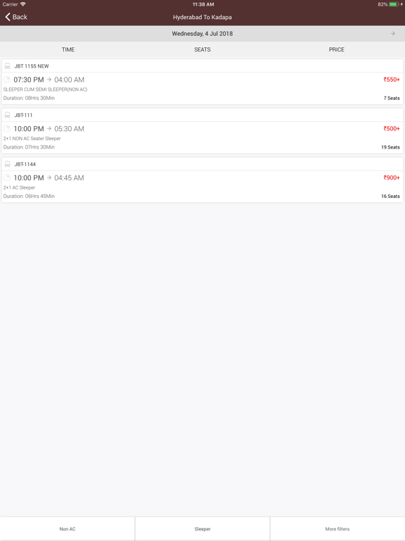 Screenshot #5 pour JBT Travels