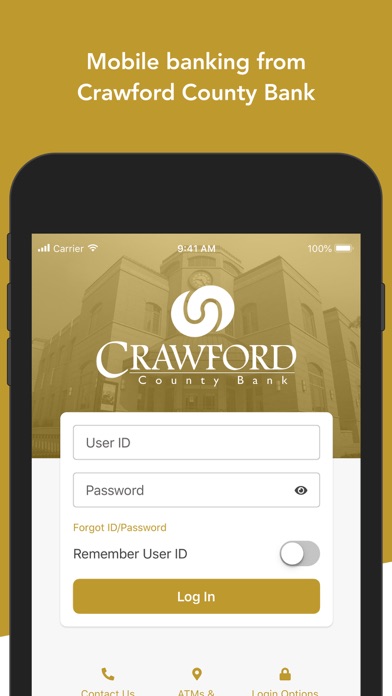 Crawford County Bank Screenshot