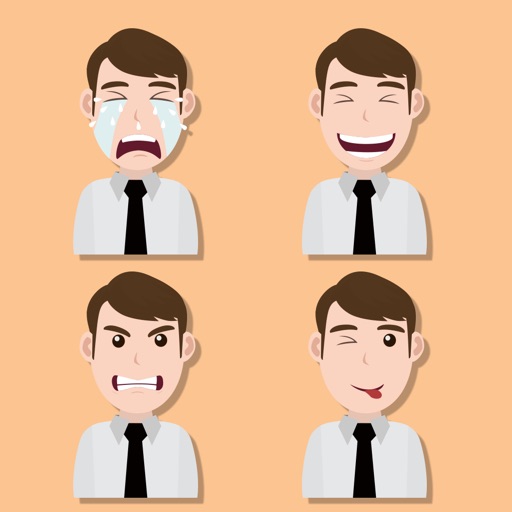 Men Expressions Stickers icon