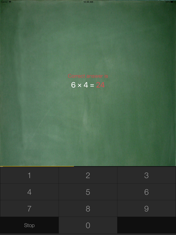 Multiplication Table+ iPad screenshot 2 - Education app
