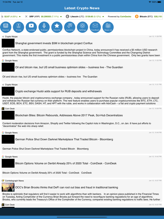 Screenshot #5 pour Bitcoin & Crypto World News