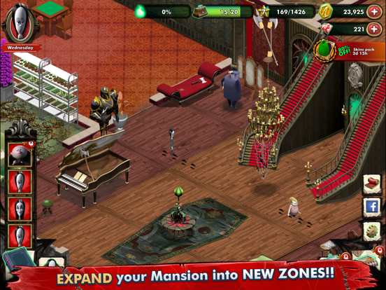 Игра Addams Family: Mystery Mansion