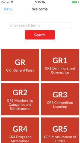 Game screenshot USEF Rulebook apk